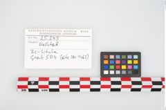 Etikett zu Bronzesitula (NHMW-PRAE-025245)